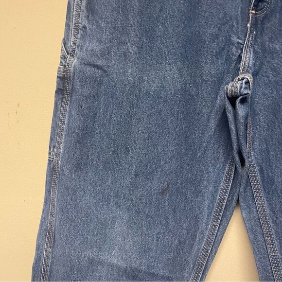 Carhartt Fire Resistant Mens Original Fit Blue Jeans Size 33x34 - Picture 2 of 7